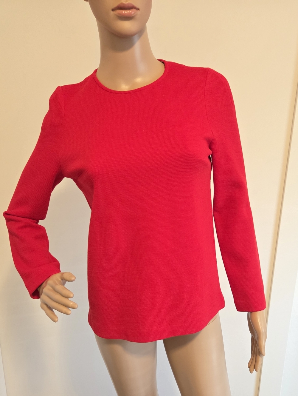 Sandro Red Wool Blend Sweater